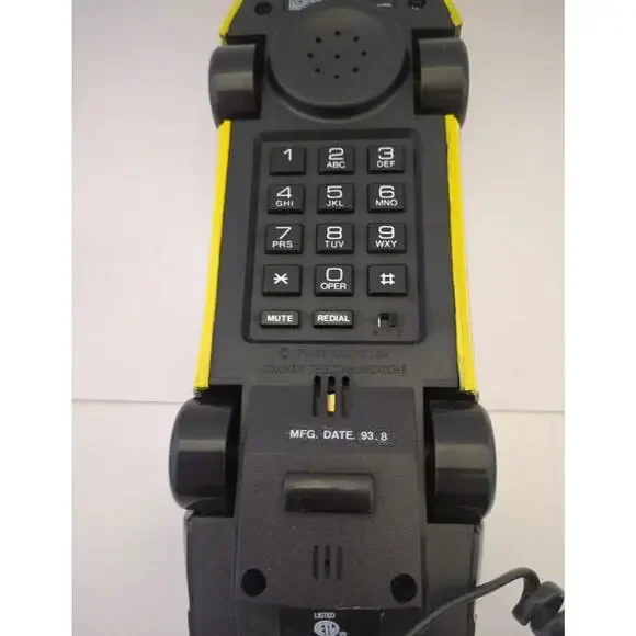 Davey Allison phone Havoline Columbia tel.com Landline Telephone New, Never Used - Picture 2 of 11